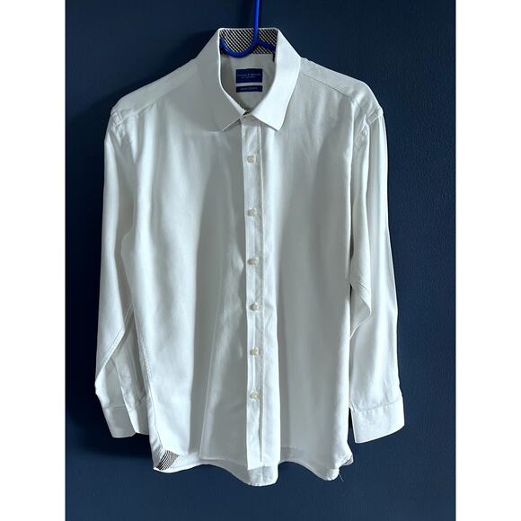 HAINES & BONNER Other - HAINES & BONNER LONDON MEN'S SIZE MEDIUM WHITE BUTTON FRONT SHIRT
